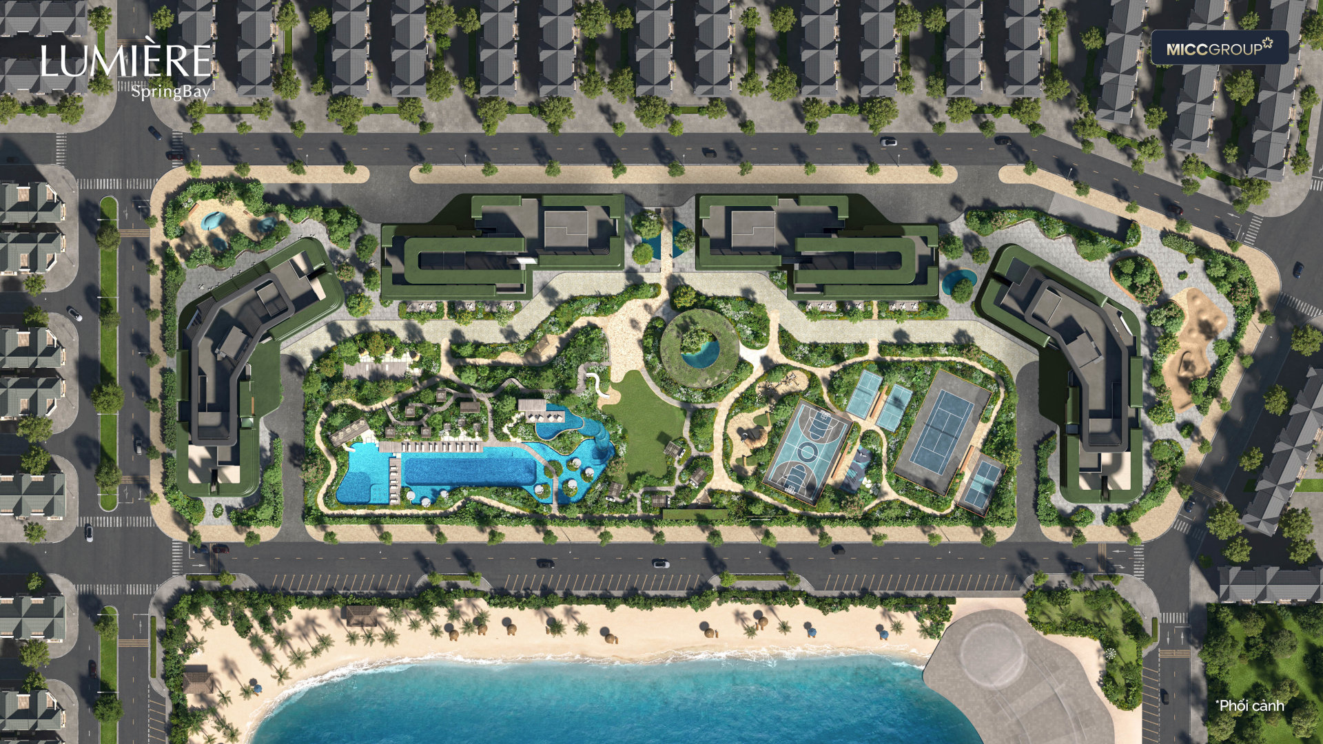 Tổng mặt bằng dự án Lumiere SpringBay