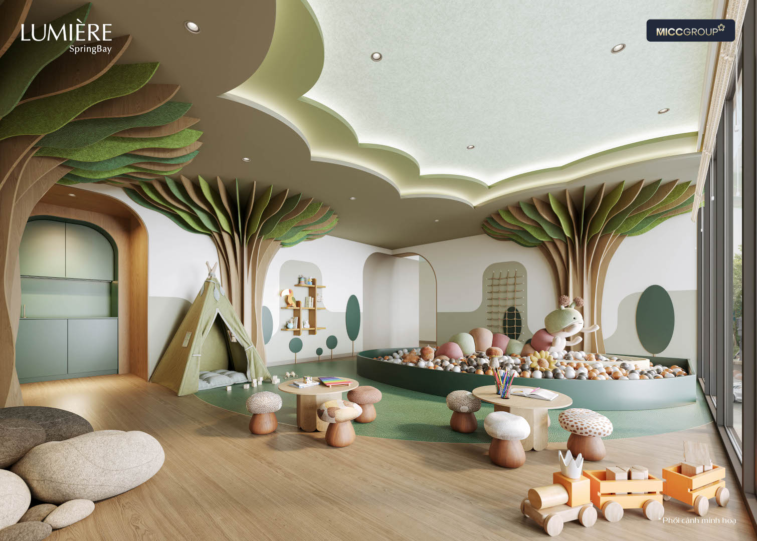 Khu vui chơi trẻ em Lumiere SpringBay