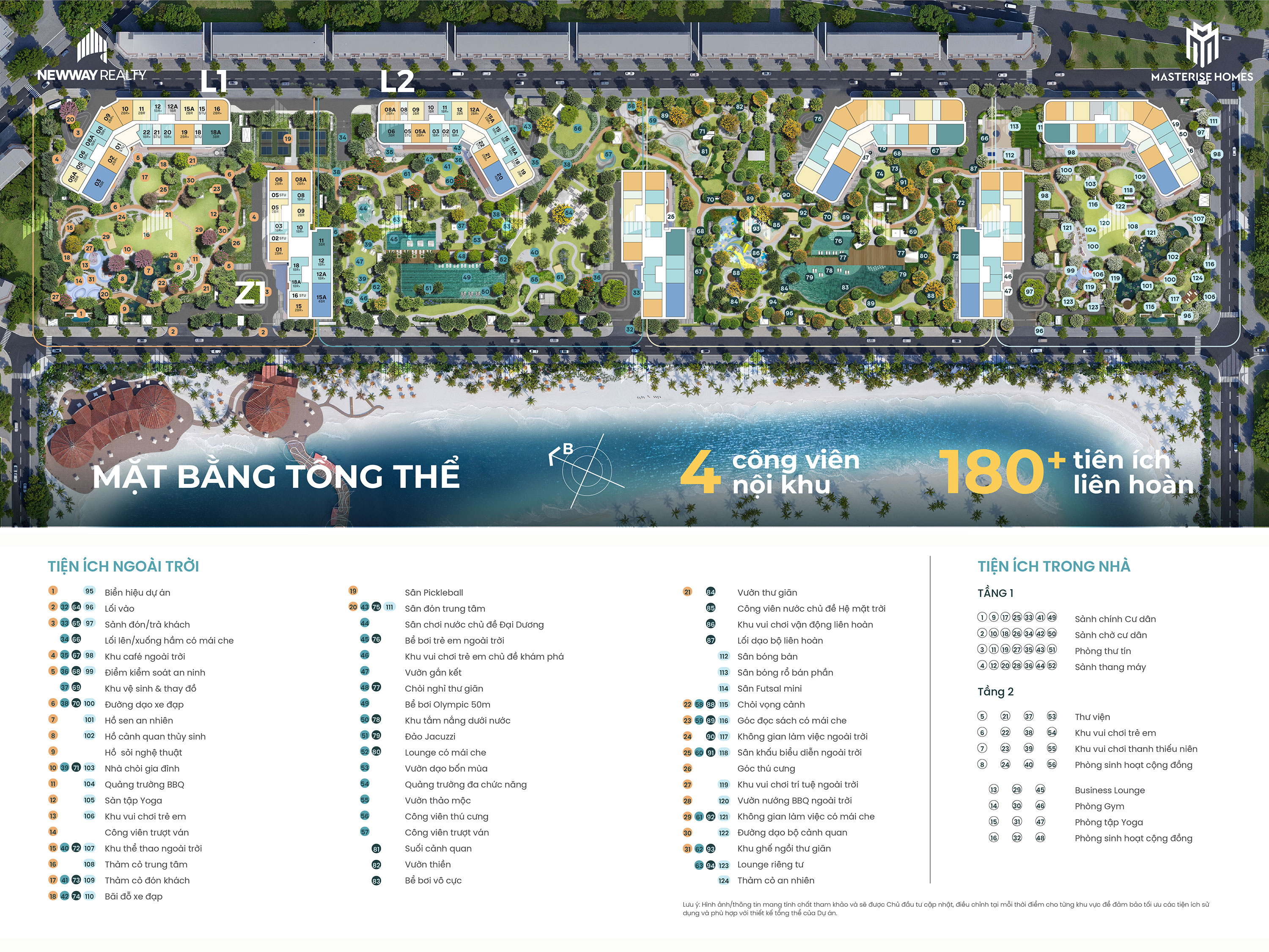 Mặt bằng tổng thể Masteri Grand Coast