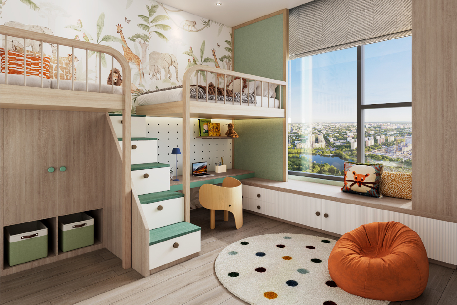 Căn hộ 3 Phòng ngủ - Phối cảnh phòng trẻ em